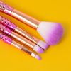 Fishtail handle makeup brush four-piece set