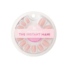 Olive & June Press-on Artificial Nails, Squoval Short, HZ, Pink, 42 Ct